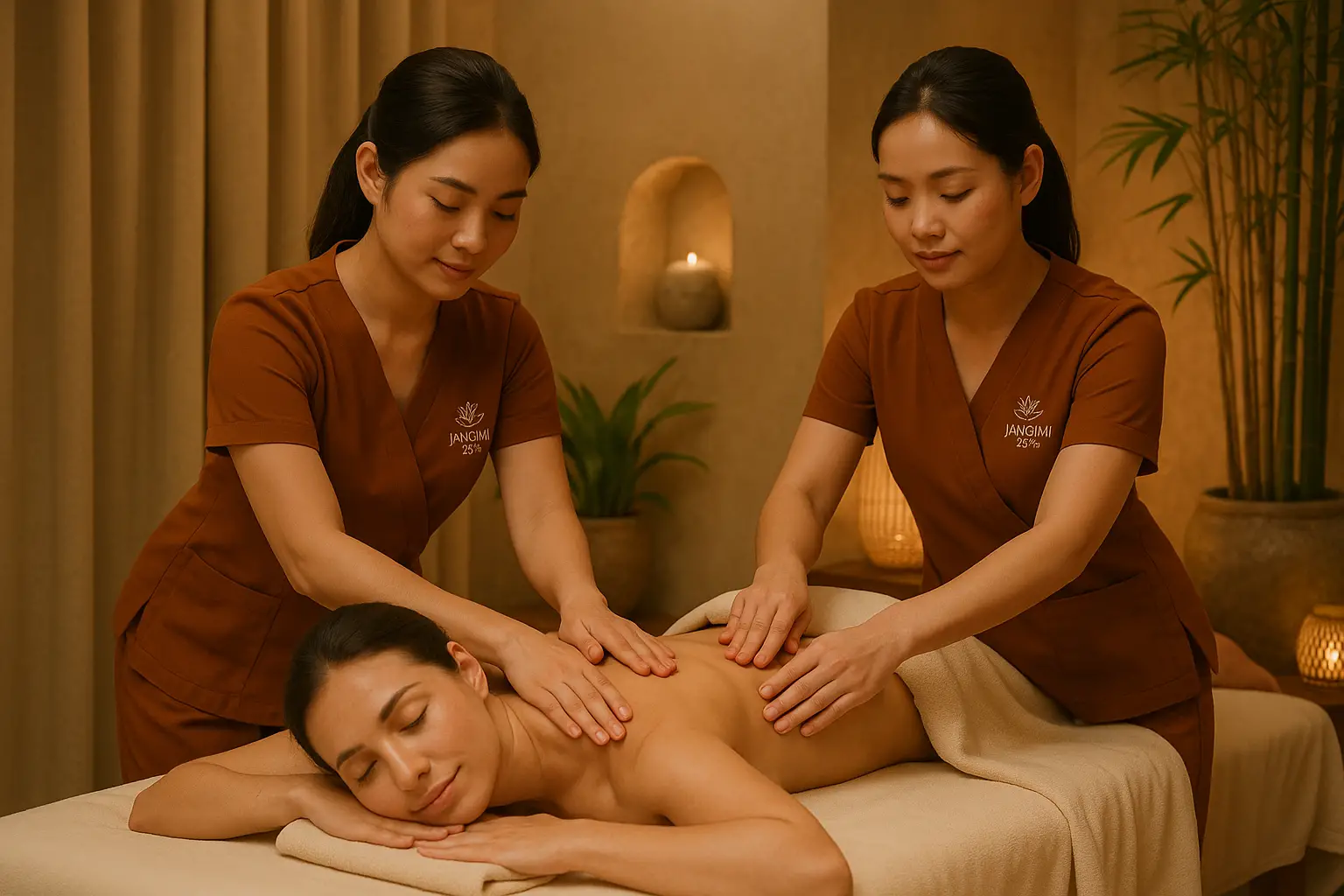 Massage 4 Tay Tại Jang Mi Spa Da Nang – Trải Nghiệm Thư Giãn Đồng Bộ Và Trị Liệu Sâu