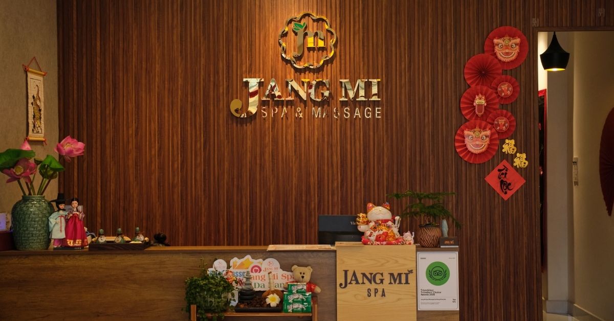 Không gian tĩnh lặng và ấm cúng phục vụ massage chân tại Đà Nẵng